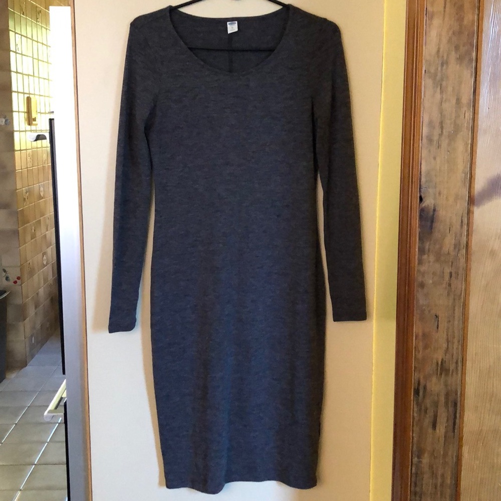 Old Navy dark Gray Maternity full length dress